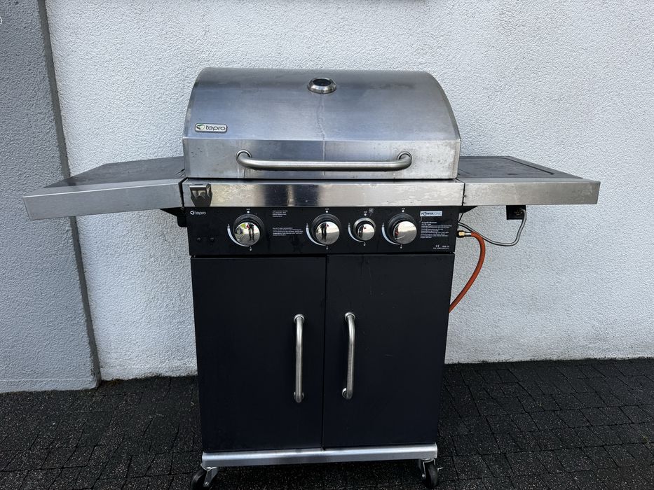 Grill gazowy Tepro z bocznym palnikiem mało uzywany Polecam