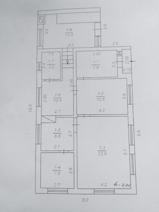 Продам житловий будинок, м. Жашків, Черкаська обл., вул. Чуйкова, 52.