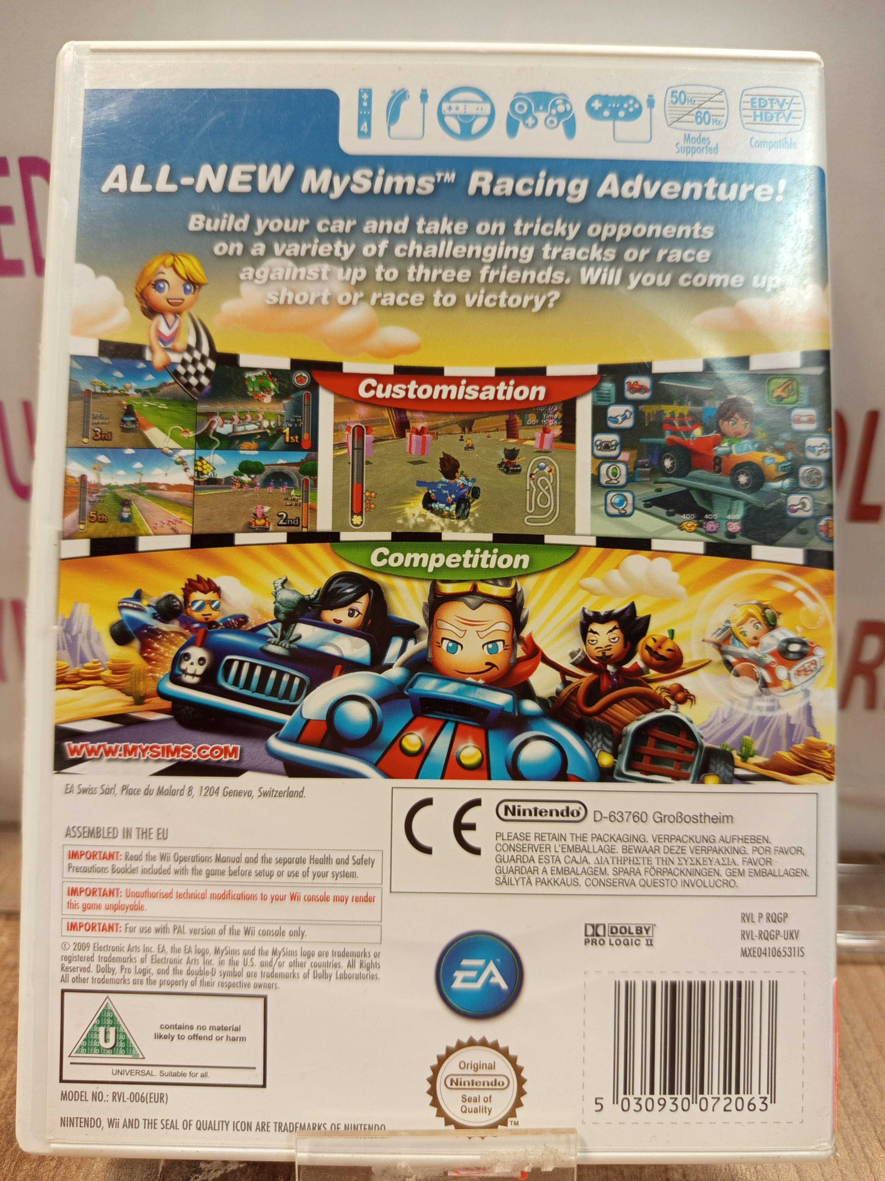MySims Racing Wii, Wysyłka Wymiana
