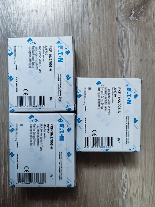 Aparatura Eaton – NOWA RCD + S-y
