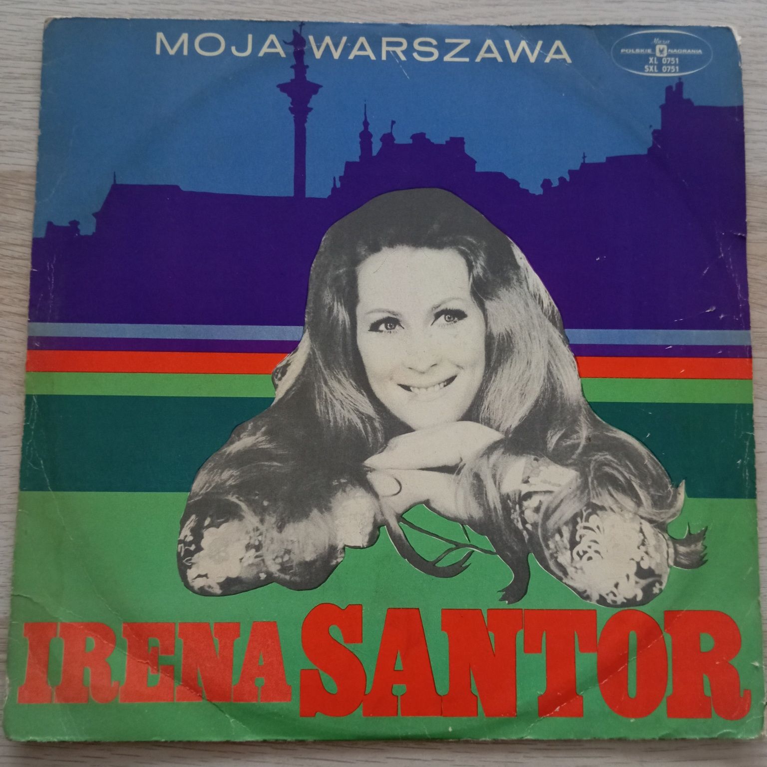 Irena Santor, Moja Warszawa, płyta winylowa w dobrym stanie