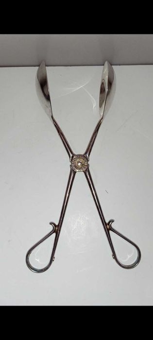 Pinça de Salada Vintage Banhada a Prata EP ZINC ITALY
