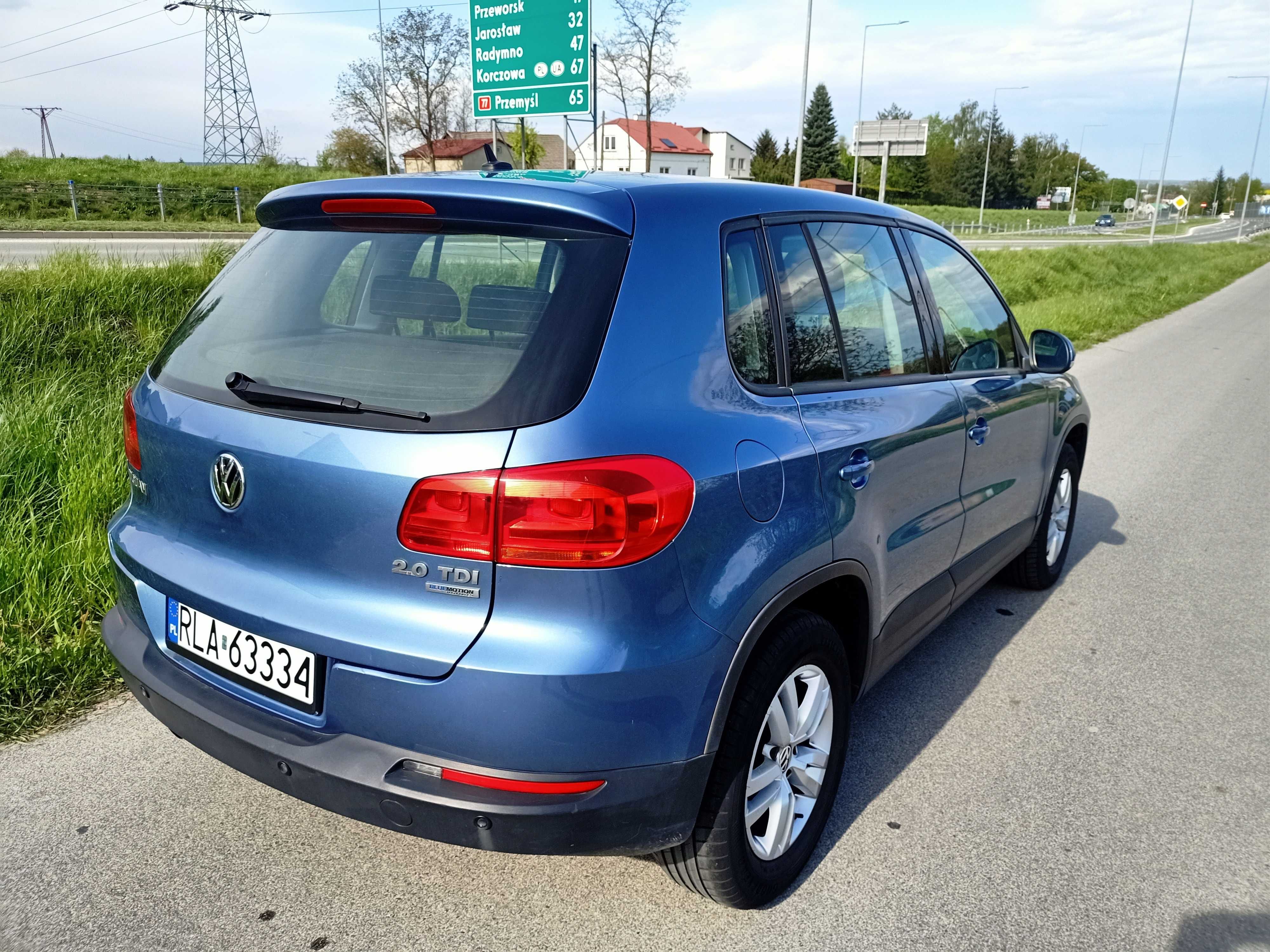 Volkswagen Tiguan 2.0 140KM bezwypadkowy lakier fabryczny