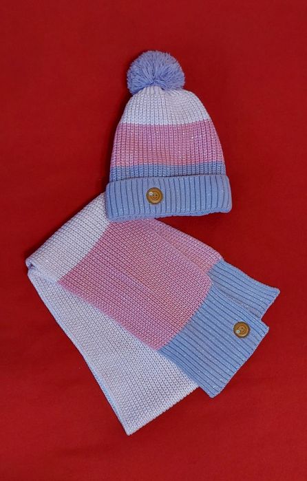 Детский зимний набор шапка+шарф LC WAIKIKI на 8-10лет