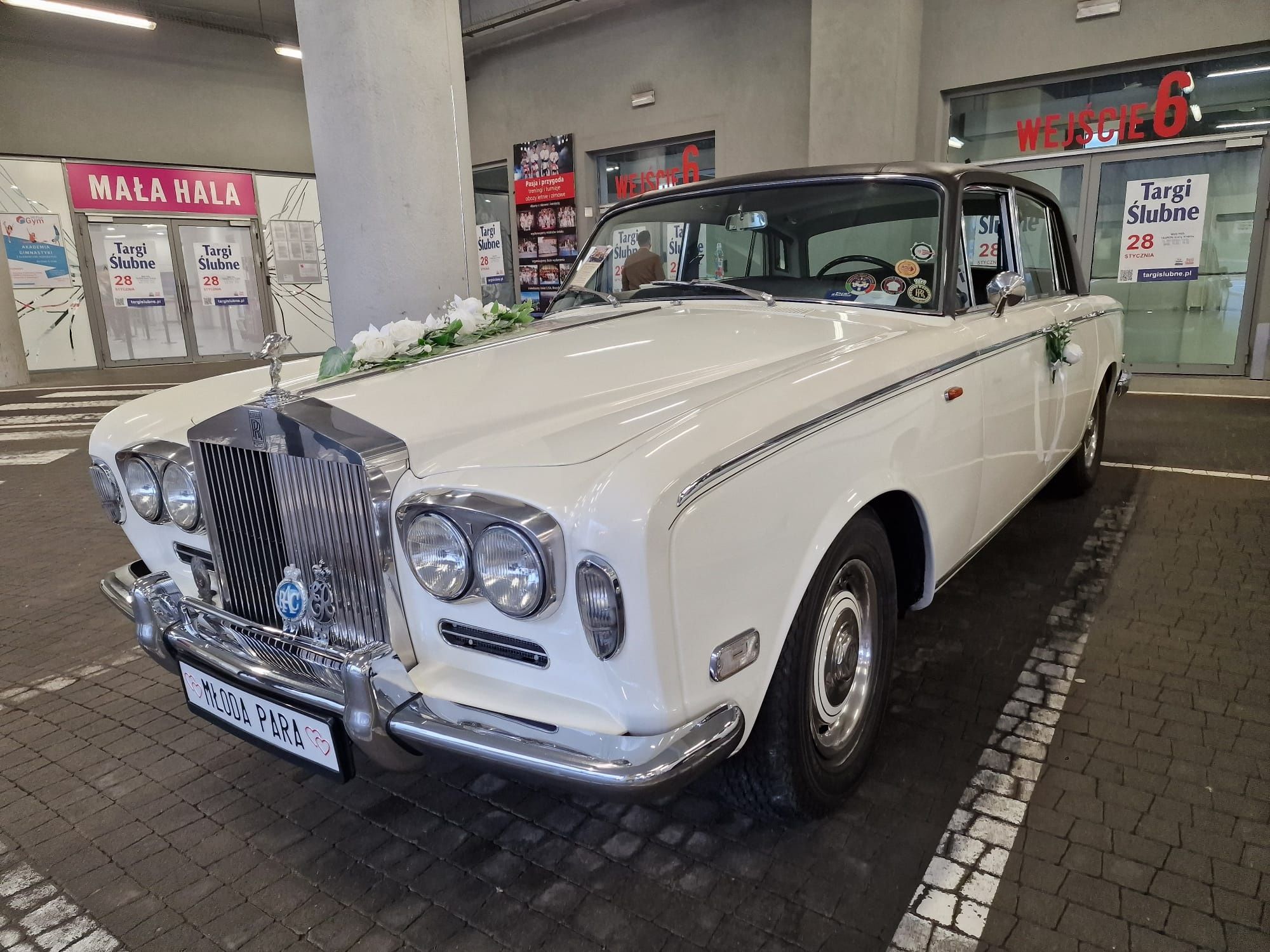 Auto do ślubu Rolls Royce