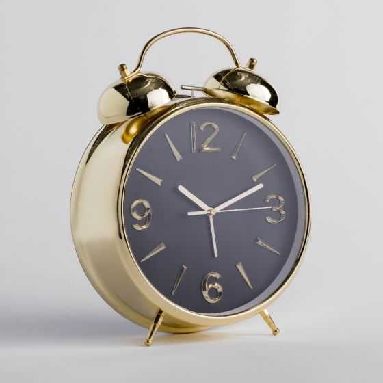 nowy złoty Zegar Stojący - dekoracja Home&You