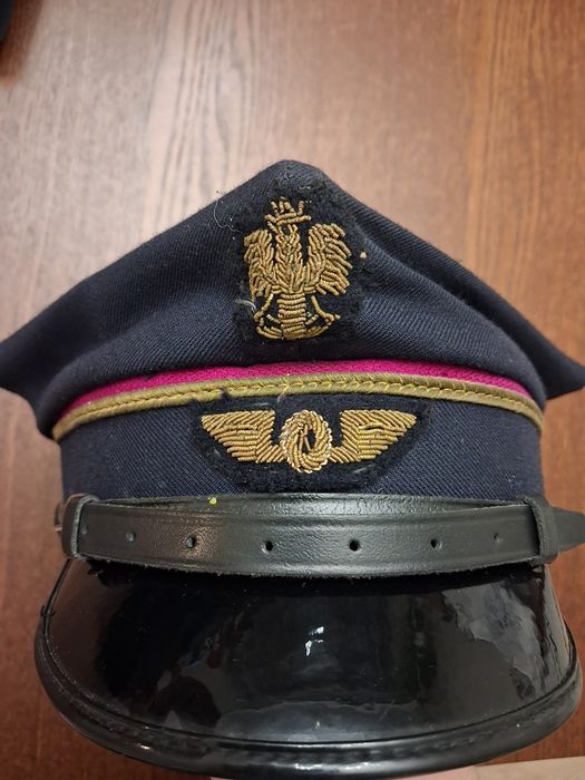 Czapka rogatywka pkp kolei