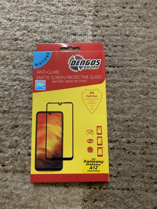 Защитное стекло для Samsung A12