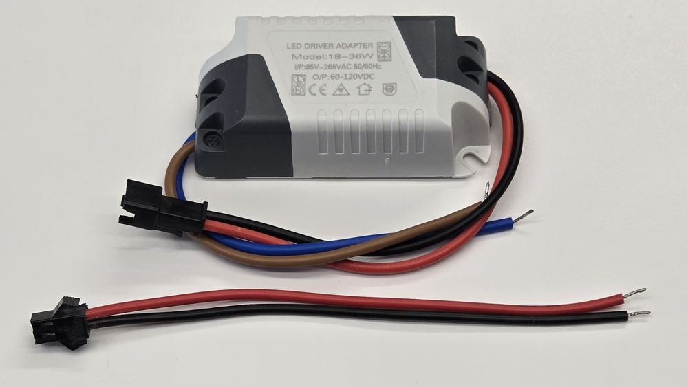 LED Driver 18-36x1W 300 mA 60-120V zasilacz do diod POWER  led