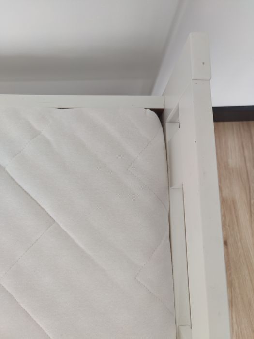 Łóżko dziecięce - KRITTER
Rama łóżka z dnem z listew, biały, 70x160 cm