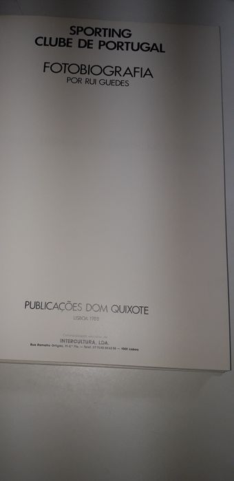 Sporting Clube de Portugal, Fotobiografia - Rui Guedes (Com Separata)