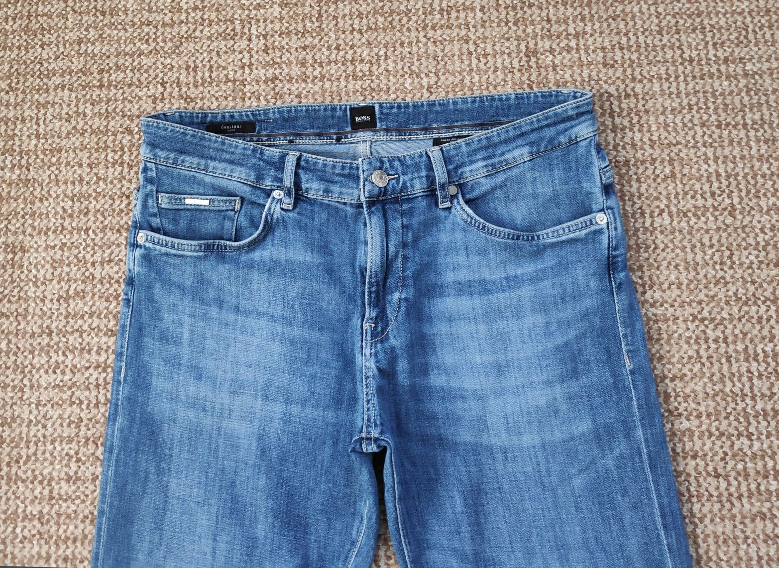Hugo Boss летние джинсы Candiani slim fit оригинал W34 L30