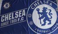 FC Chelsea Londyn flaga 150x90 + Stamford Bridge home of Chelsea FC