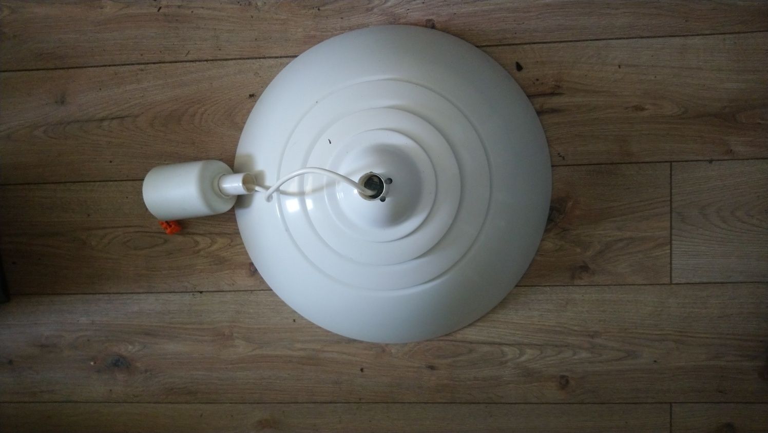 Lampa biała sufitowa 43cm. Loft