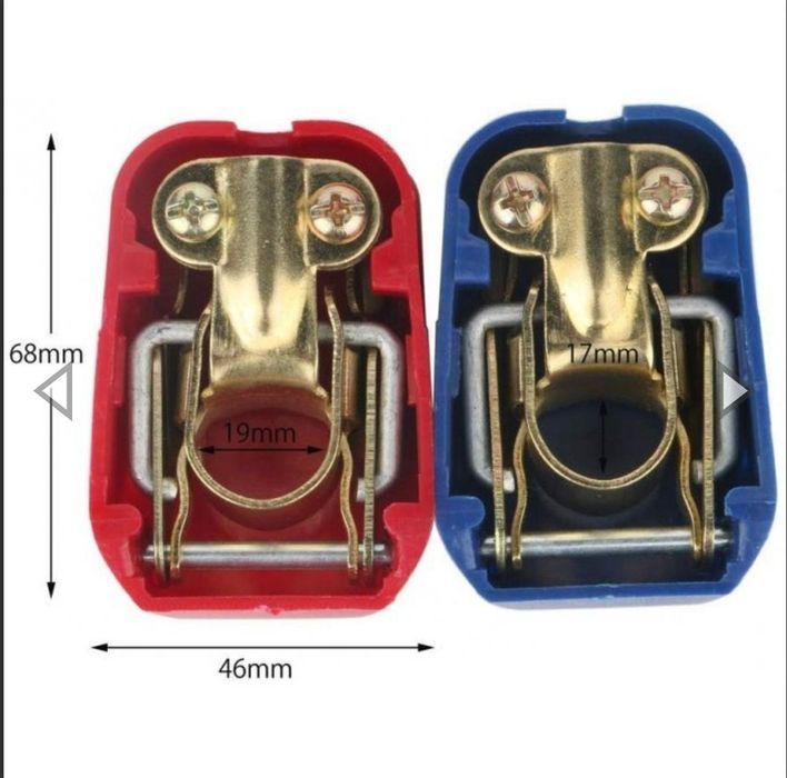 Terminais Bateria 12V Universal - Aperto Rápido