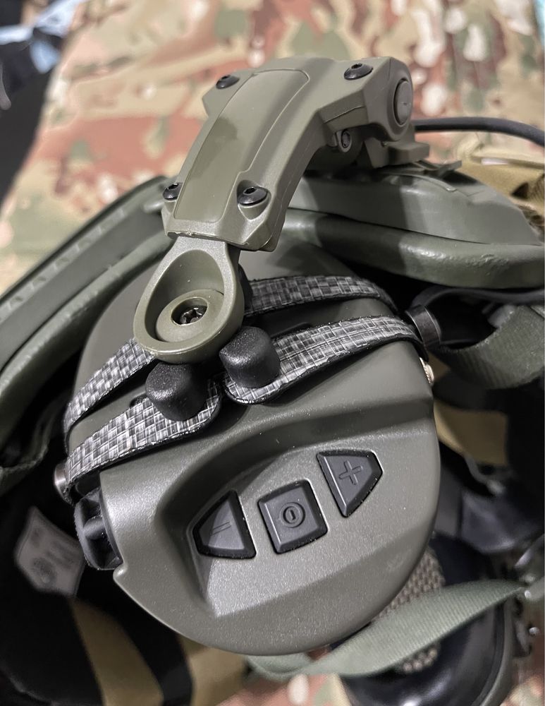 Активні навушники SORDIN Supreme Pro-X Camo Green+кріплення Tegris‼️