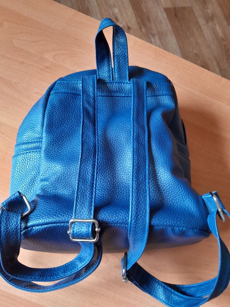 Рюкзак с заклёпками Синий ранец