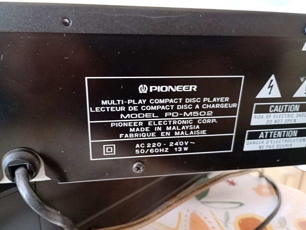 Pioneer PD-M502 CD Player