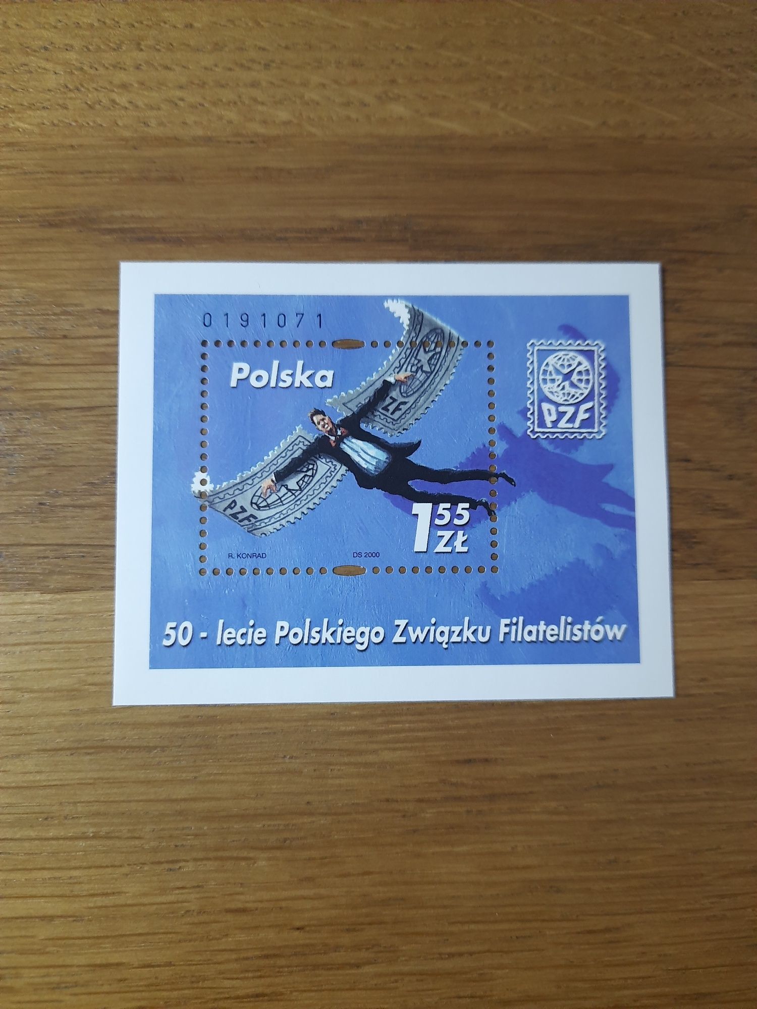 Znaczki 50 lecie Polskiego Związku Filatelistow