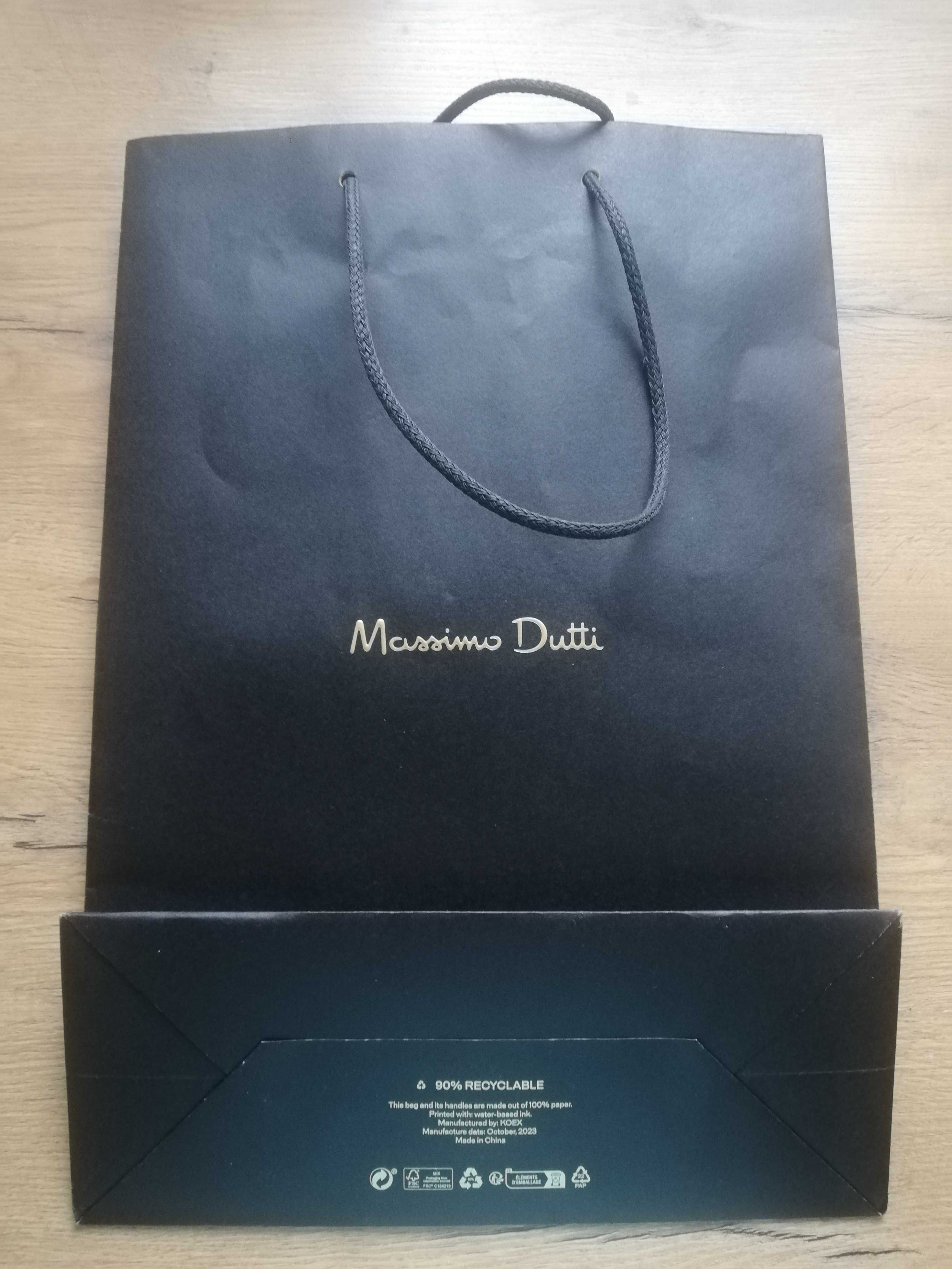 Torebka papierowa Massimo Dutti