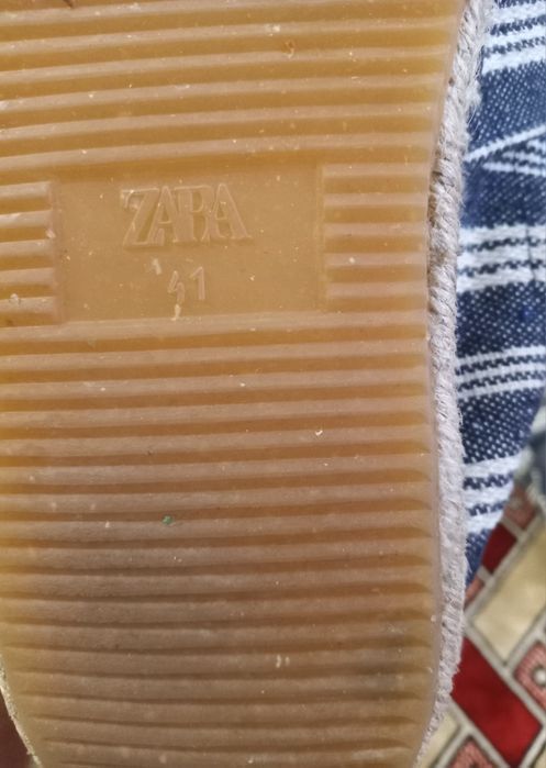 Чоловічі мокасини еспадрильї  ZARA