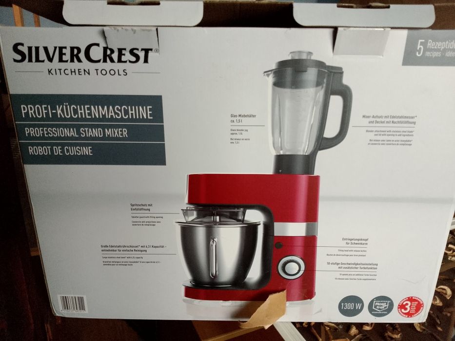 Robot planetarny, robot kuchenny silver crest 1300