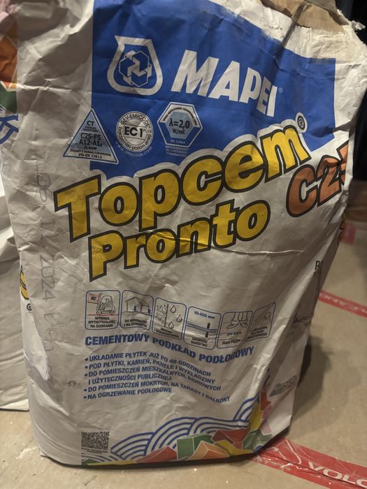 MAPEI Topcem Pronto C25 cementowy podkład podłogowy