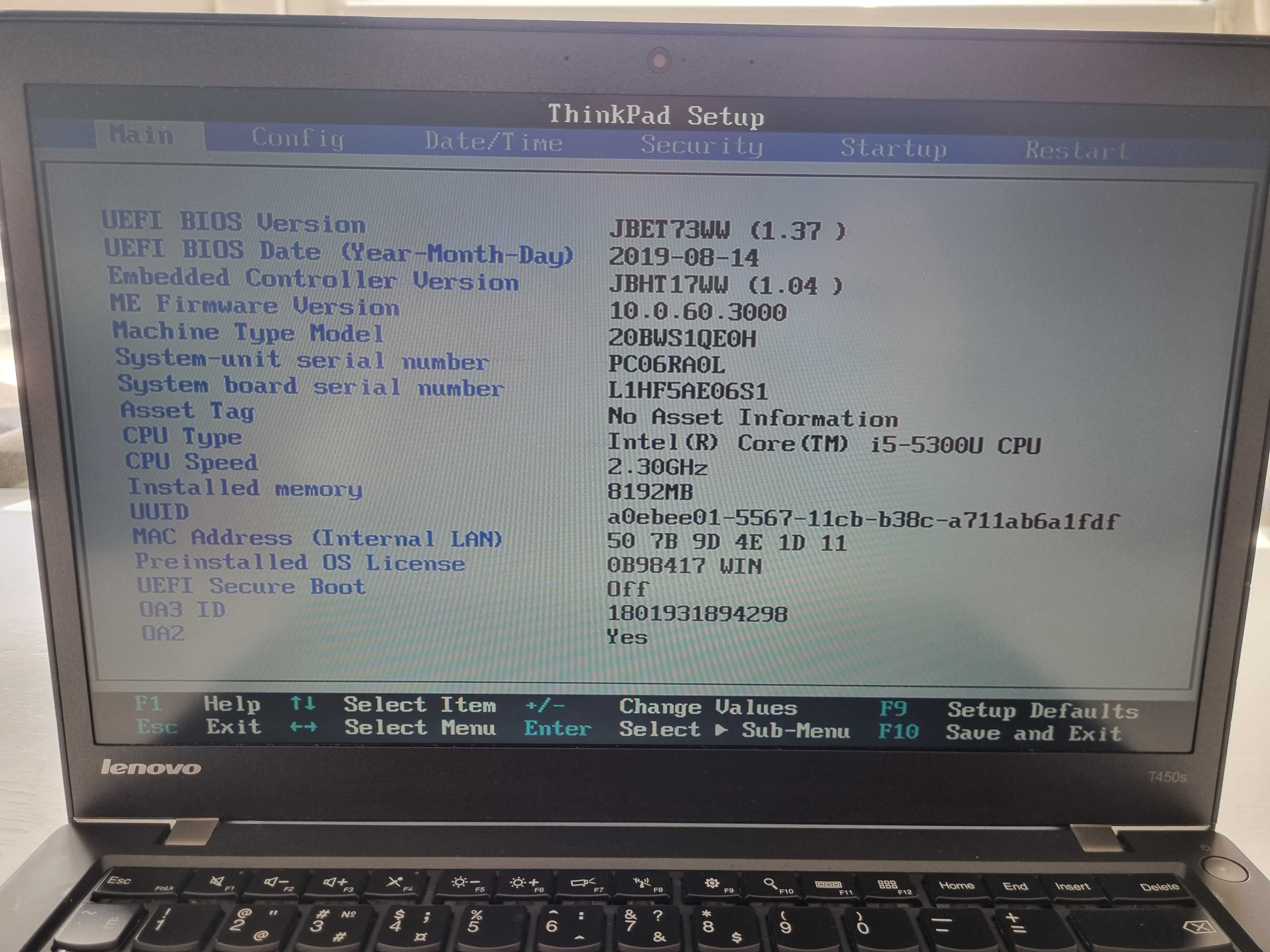 Ноутбук Lenovo T450s i5-5300U 8GB SSD 256Gb, док-станції та БП - 2шт