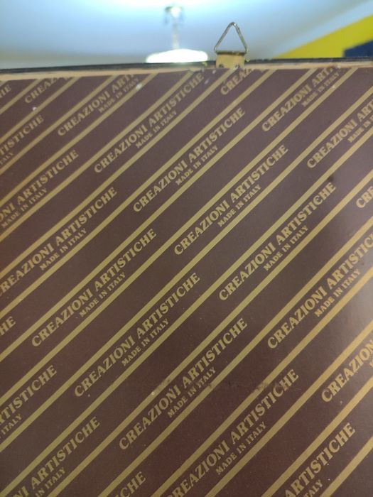 Quadro italiano em prata de lei