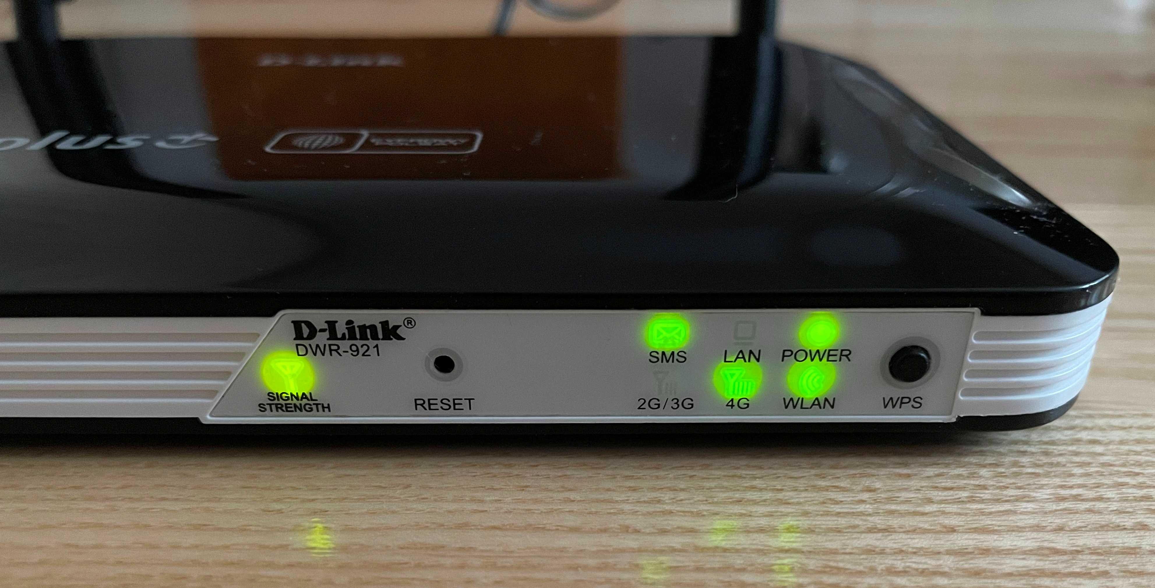 Router D-LINK DWR-921 LTE 3G 4G 4xLAN WiFi