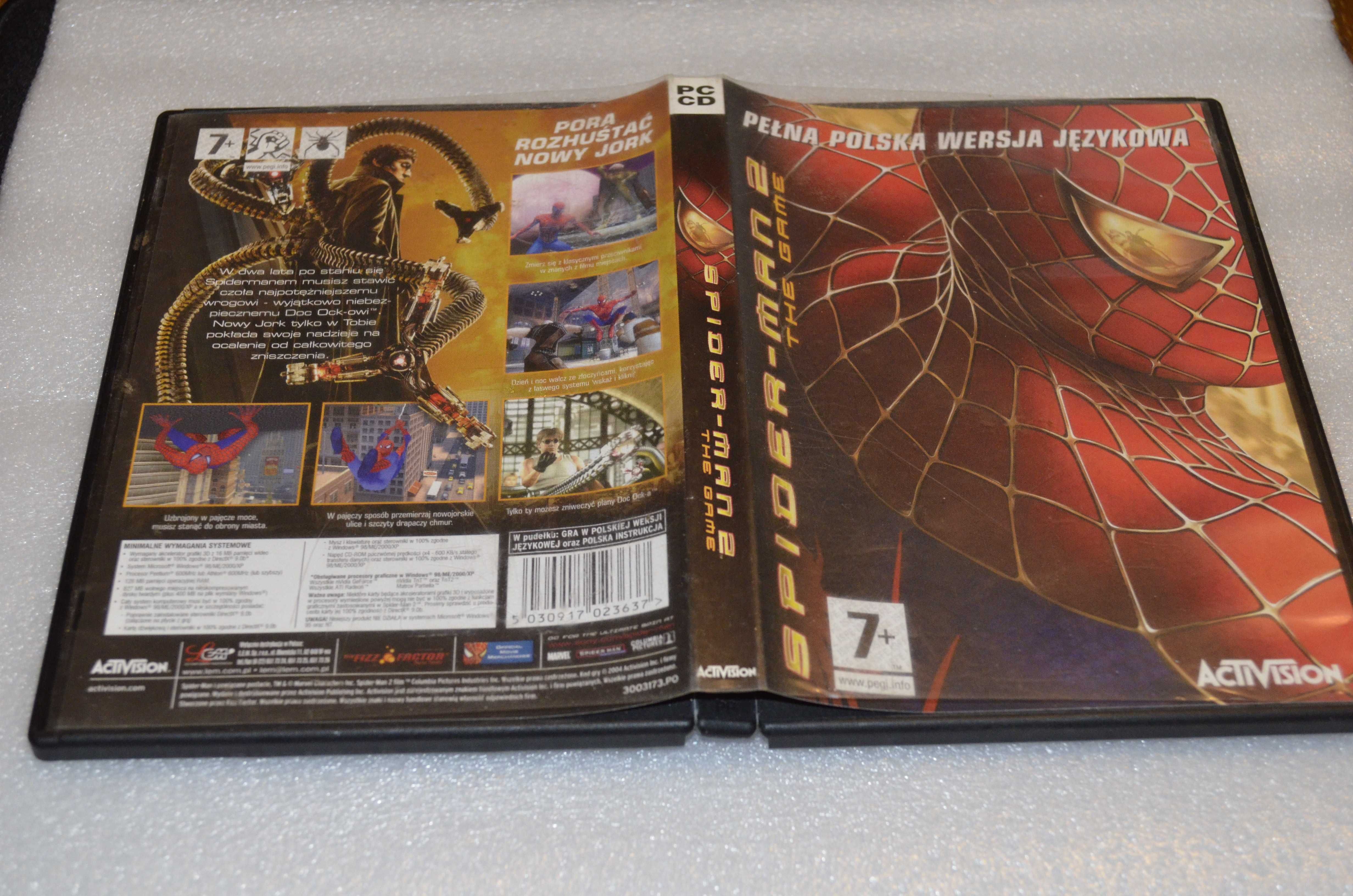 Spiderman 2 The Game PL PC Premierowe