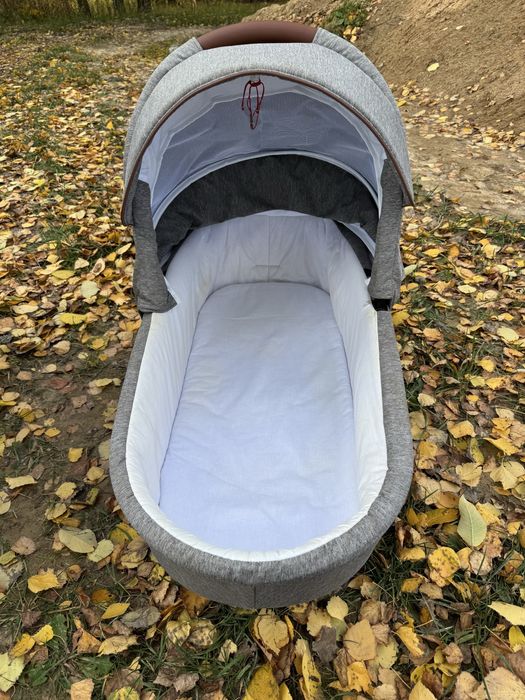 Wózek Bebetto Luca 2w1 szary chlopiec dzieczynka