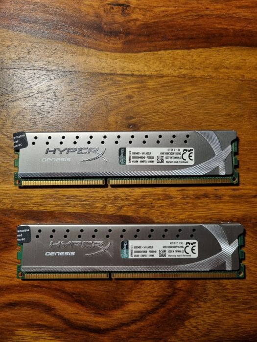 Pamięć RAM Kingston HyperX 2x4GB DDR3