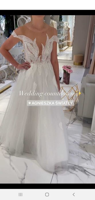 Suknia Ślubna Tiffany A. Światły