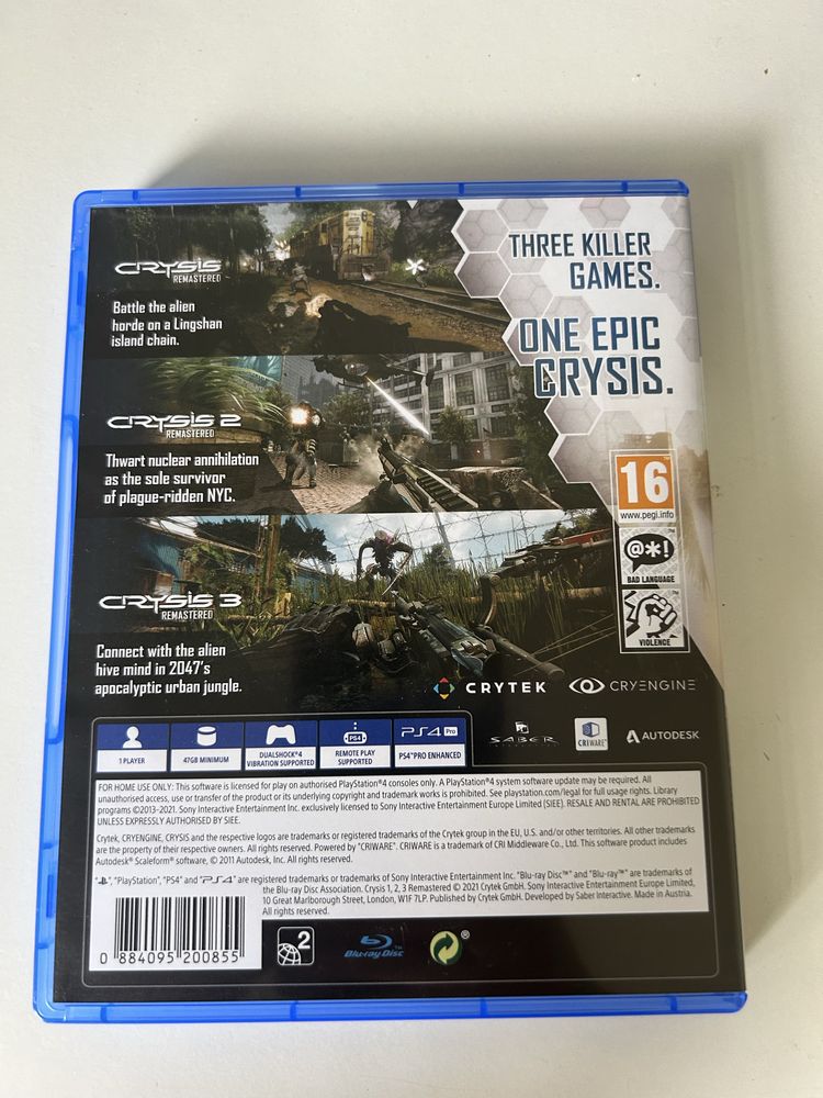 Crysis  trilogy remastered  ps4 Pl napisy , lektor