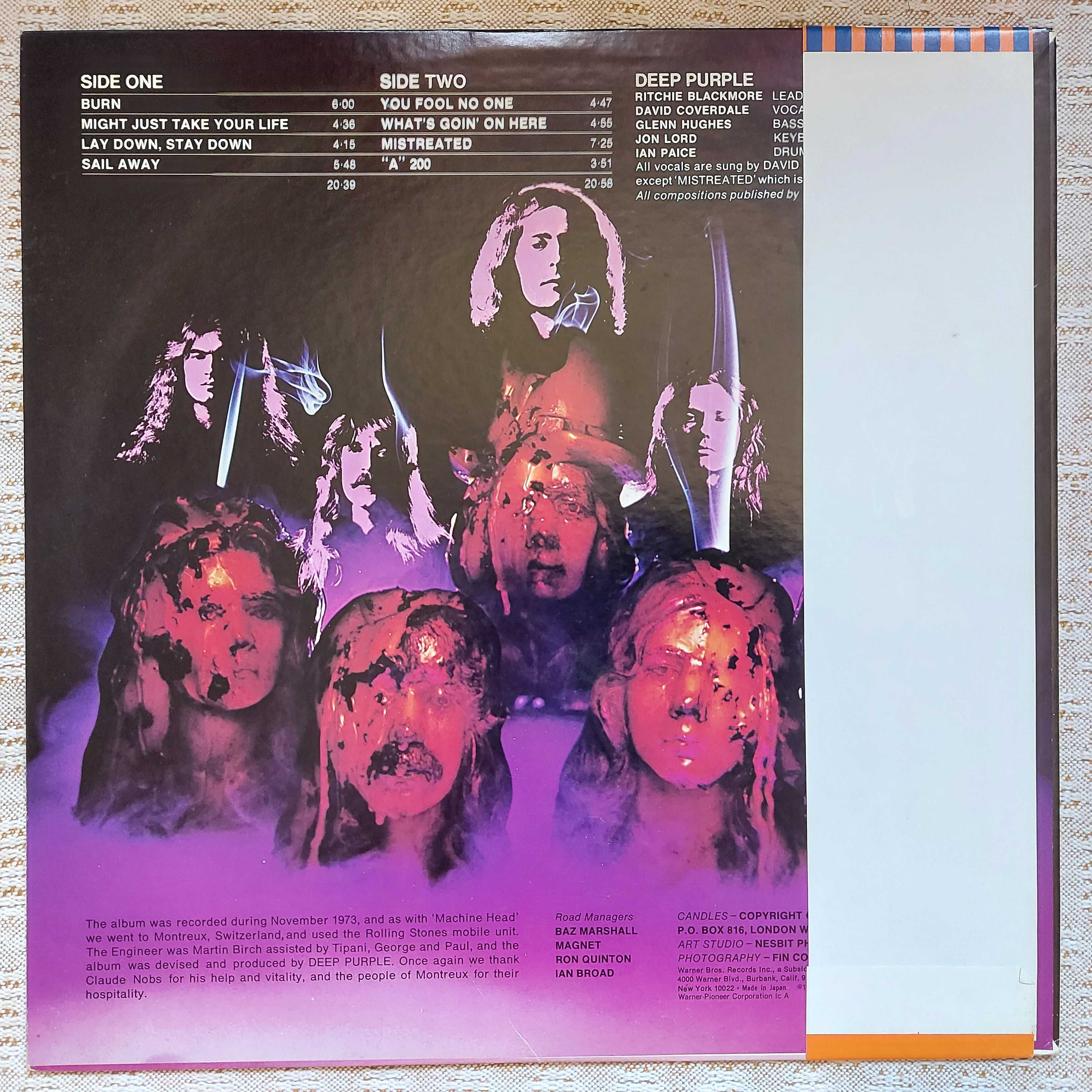 Deep Purple Burn  1979  Japan (NM/EX+)