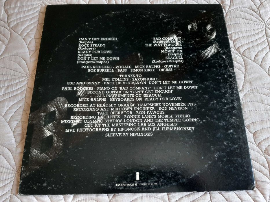 Bad Company - Bad Cº - Japão - Vinil LP