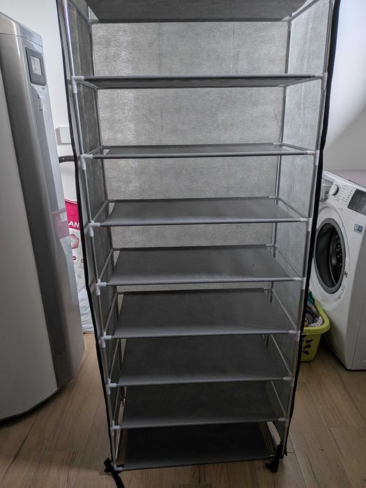 Składany regał tekstylny