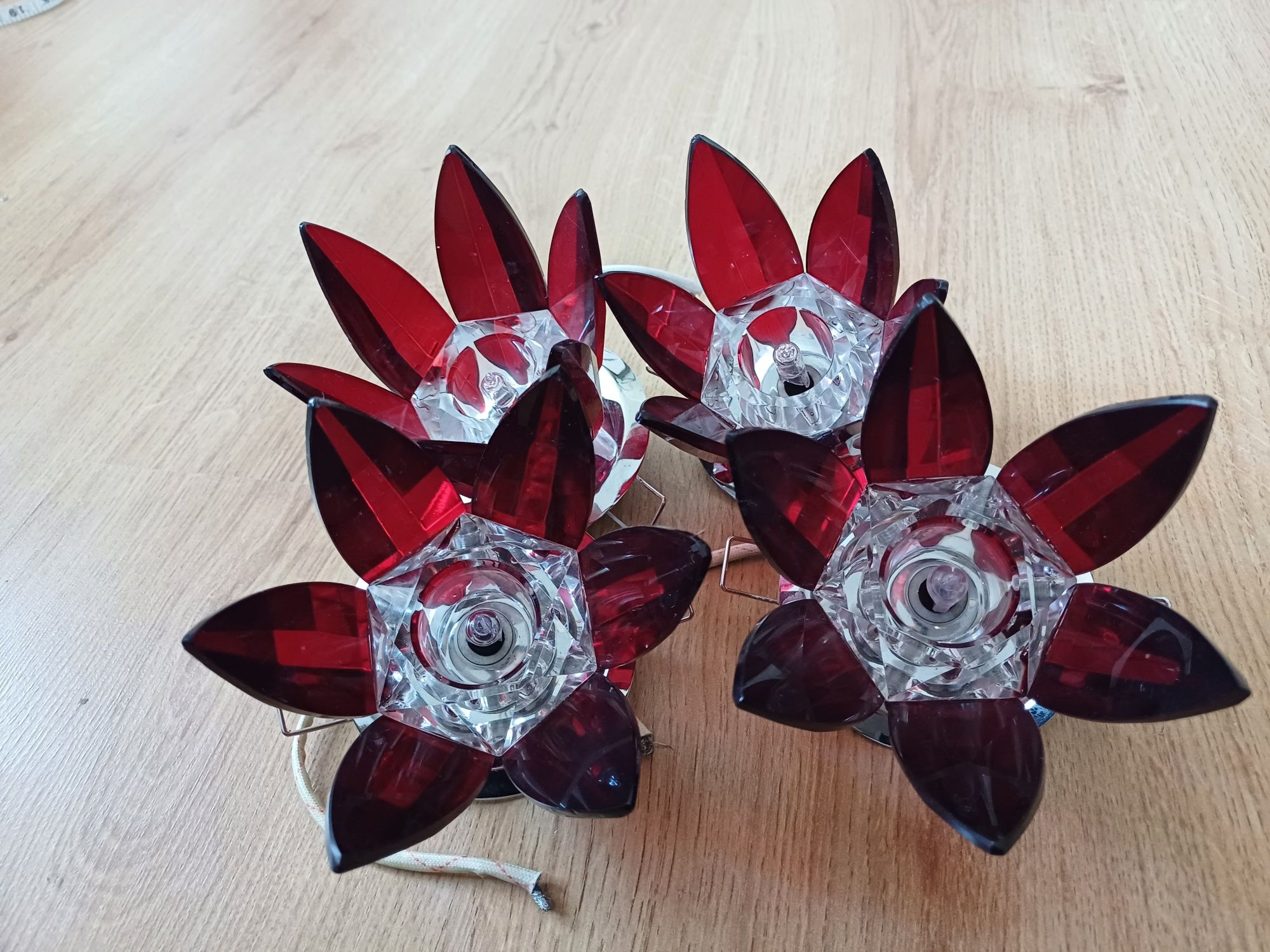 Lampki led, oprawy kryształ sufitowe