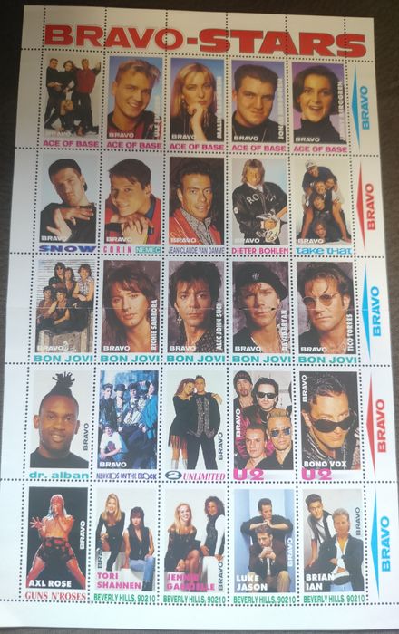 Znaczki Brawo Stars dla kolekcjonerów