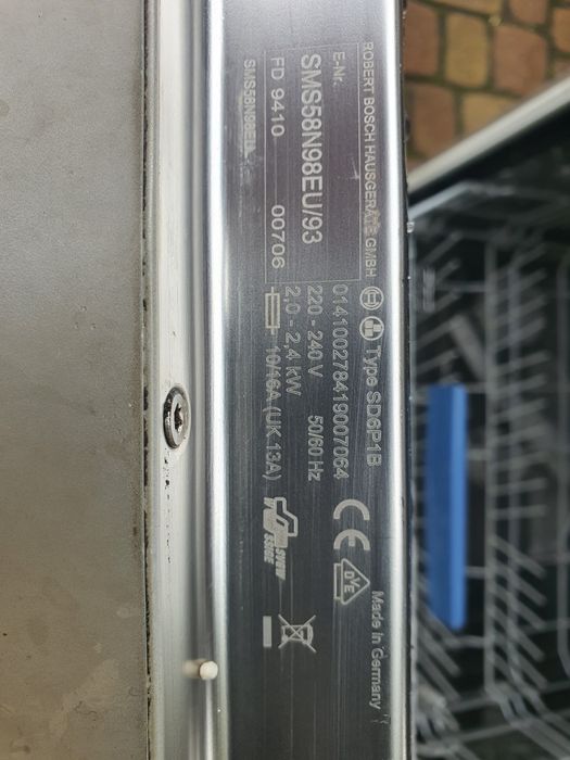 Zmywarka Bosch 60cm ,wolnostojąca,ładna.,3 szuflady.uszkodzona