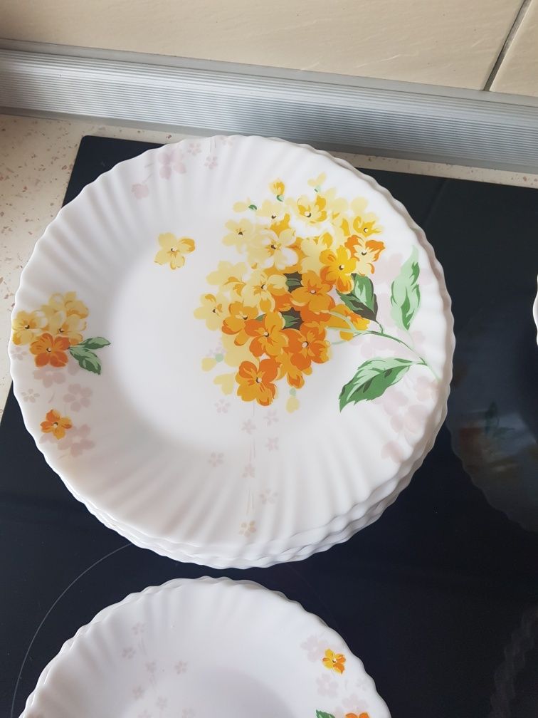 Набор посуды сервиз тарелки керамика стекло фарфор