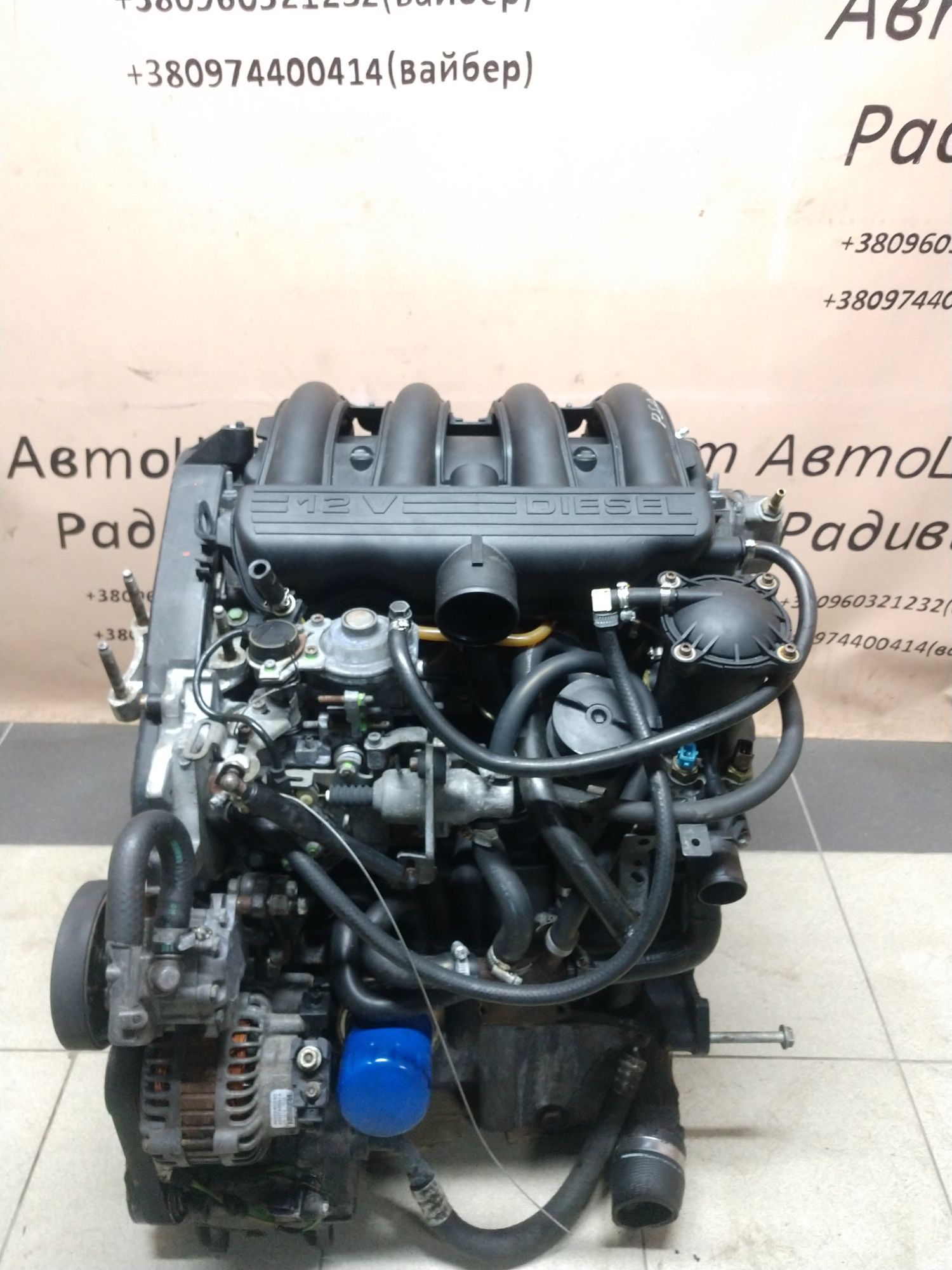 Двигун Мотор 2.1 td P8C Peugeot Citroen Fiat (XUD11BTE)