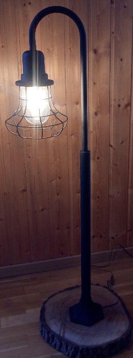 Lampa loft ogrodowa kinkiet stojąca czarny zewnętrzny
