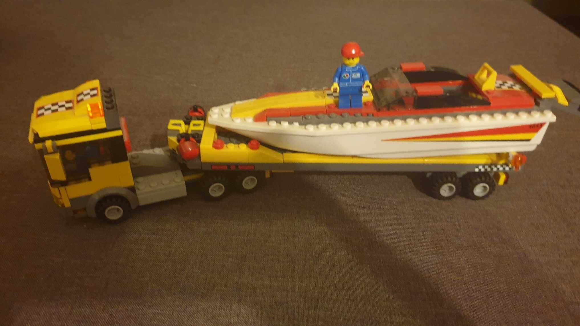 Klocki Lego City 4643 ciężarówka z motorówką