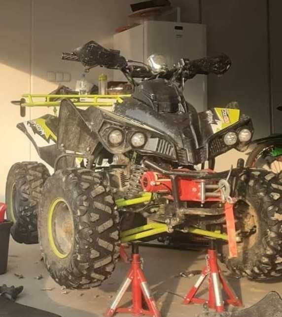 Quad ATV 125 cc BOMBARDIER Wyciągarka DRAGON