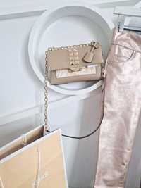 Torebka oryginalna Michael Kors CECE studded camel crossbody listonosz