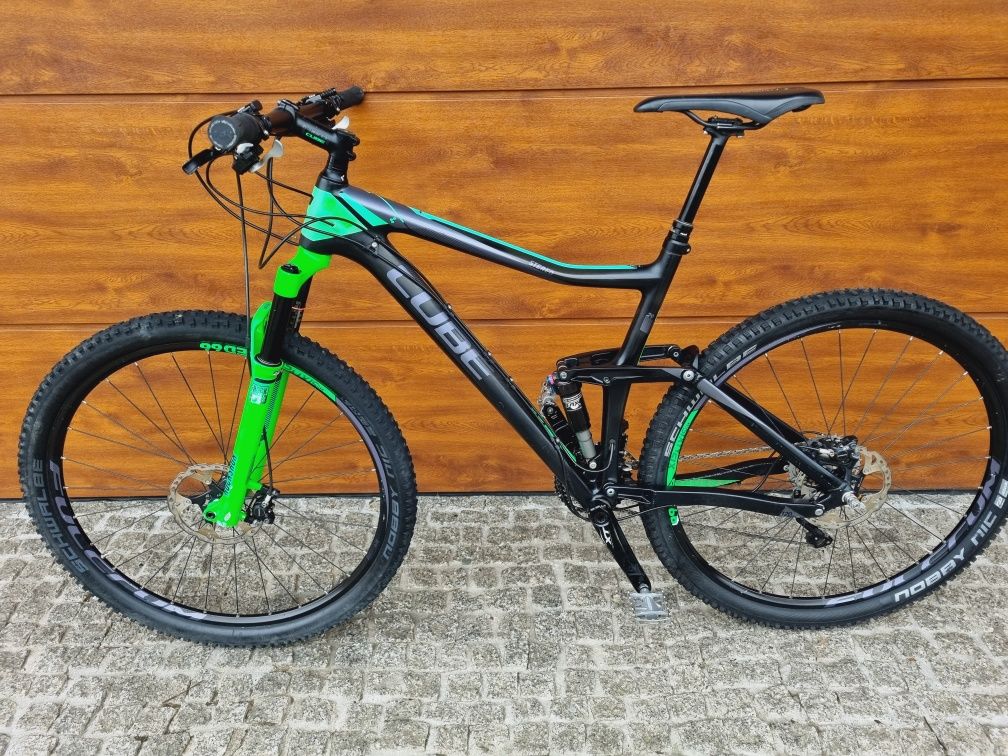 Cube Stereo Carbon 29er, pełne Deore XT, Reba, FOX