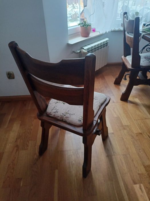 Krzesła Dębowe solidne