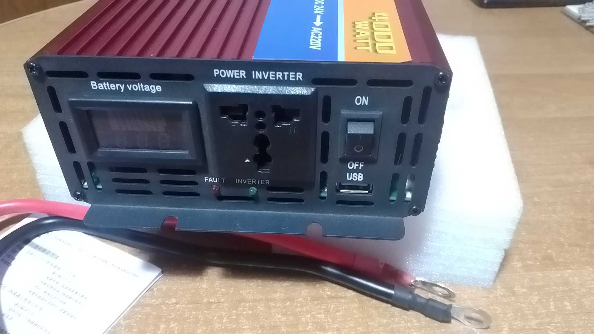 Инвертор PowerOnePlus 24/220 4000w